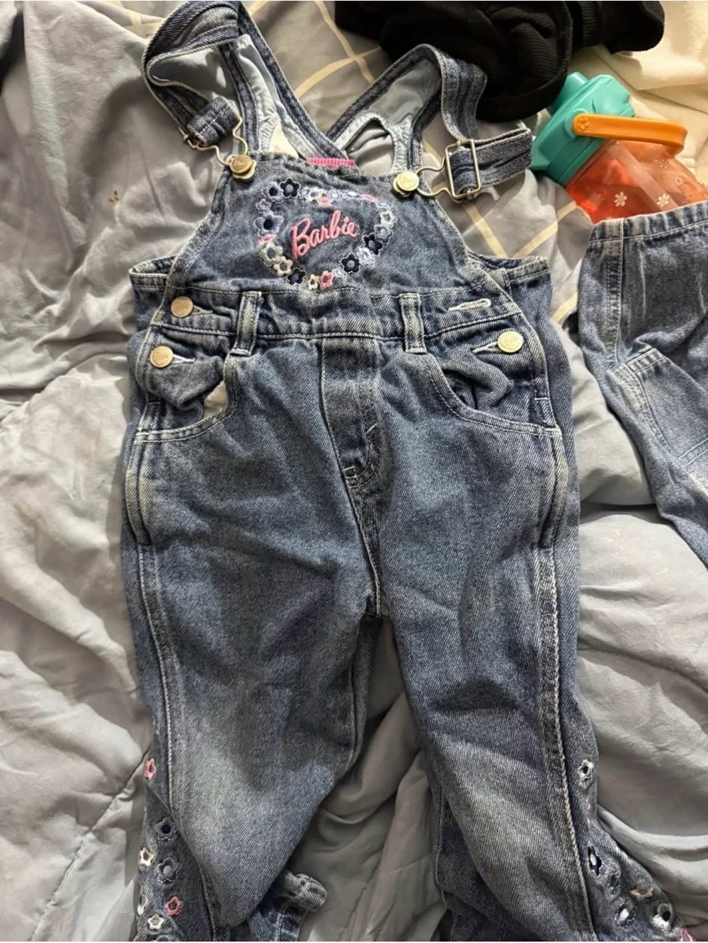 Barbie Denim Blue Overalls vintage 1998 Mattel